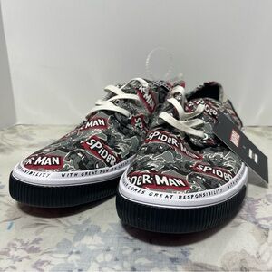TOMS x Marvel Spider-Man Printed Limited Edition Carlo Sneakers Men Size 10.5